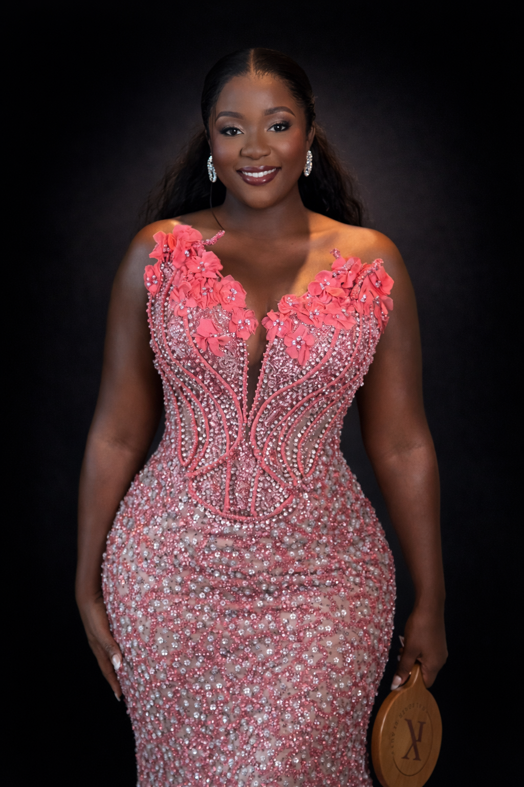 pink dress balack